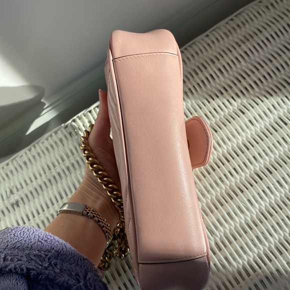 Gucci Mini Marmont 2.0 shoulder bag. Pink 💗 - Picture 7 of 15